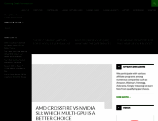 gaminggeekinnovation.com screenshot