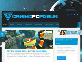 gamingpcforum.com screenshot