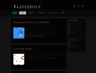 gaminster.com screenshot