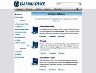 gammadyne.com screenshot