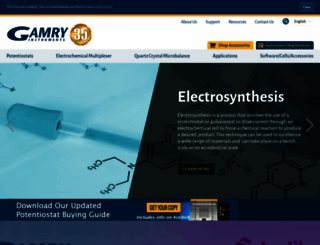gamry.com screenshot