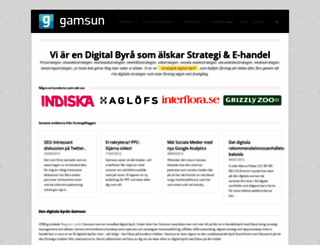 gamsun-media.se screenshot