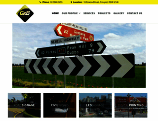 gandb.com.au screenshot