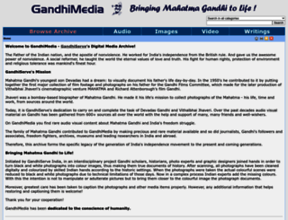 gandhimedia.org screenshot