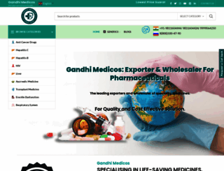 gandhimedicos.co.in screenshot
