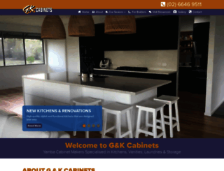 gandkcabinets.com screenshot
