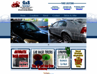 gandscarwashes.com screenshot