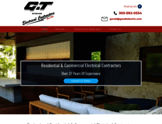 gandtelectric.com screenshot