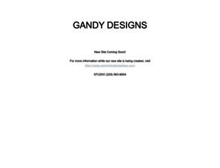 gandydesigns.com screenshot