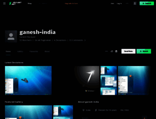 ganesh-india.deviantart.com screenshot
