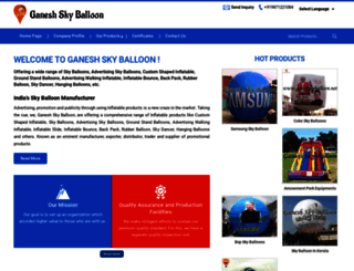 ganeshadvertisingballoon.com screenshot