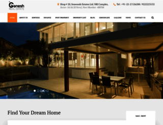 ganeshrealestates.com screenshot