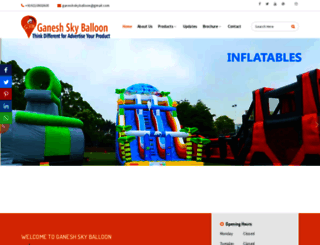ganeshskyballoons.co.in screenshot