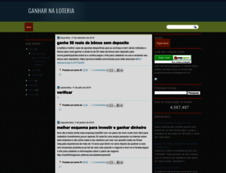 ganharnasloteria.blogspot.com.br screenshot