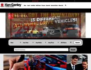ganleytoyota.com screenshot