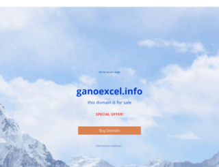 ganoexcel.info screenshot