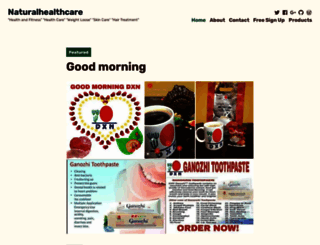 ganohealthcare.wordpress.com screenshot