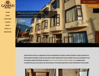 ganpatihotelkatra.com screenshot