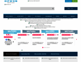 gants-medicaux.fr screenshot