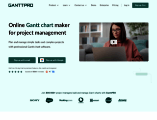ganttpro.com screenshot