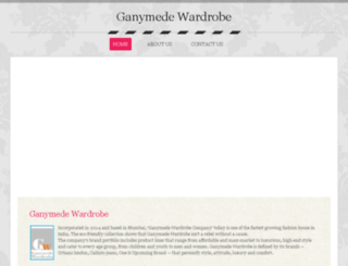 ganymedewardrobe.in screenshot