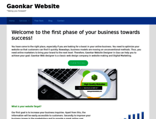 gaonkarwebsite.com screenshot