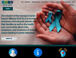 gaovariancancer.org screenshot