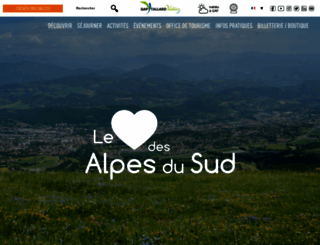 gap-tourisme.fr screenshot