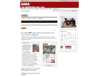 gara.naiz.info screenshot