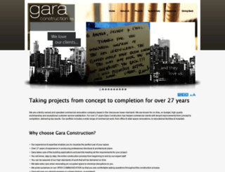 garaconstruction.com screenshot