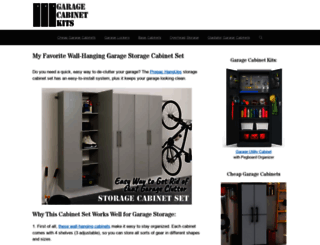 garagecabinetkits.com screenshot
