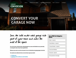 garageconversion.com screenshot