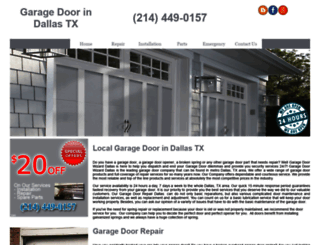 garagedoor--dallas.com screenshot