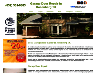 garagedoor--rosenberg.com screenshot