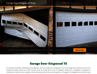 garagedoor-kingwoodtx.com screenshot