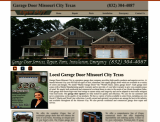 garagedoor-missouricitytx.com screenshot