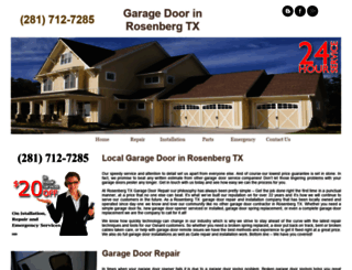 garagedoor-rosenberg.com screenshot