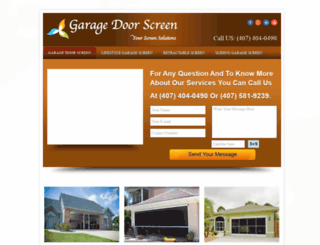 garagedoor-screen.com screenshot