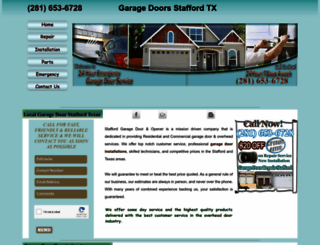 garagedoor-staffordtx.com screenshot