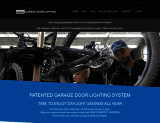 garagedoorlighting.com screenshot