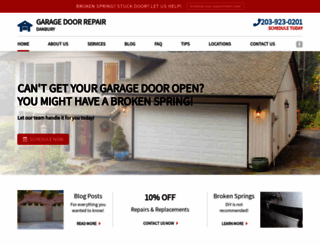 garagedoorrepairdanburyct.info screenshot