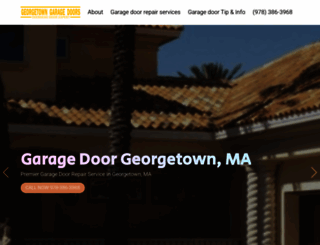 garagedoorrepairgeorgetownma.com screenshot