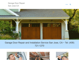 garagedoorrepairinsanjose.com screenshot