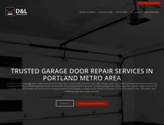 garagedoorrepairpdx.org screenshot