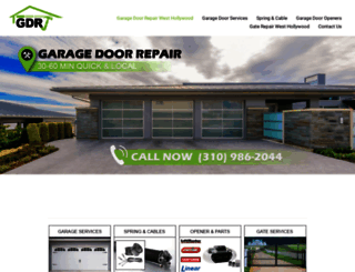 garagedoorrepairwesthollywood.biz screenshot