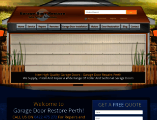 garagedoorrestore.com.au screenshot