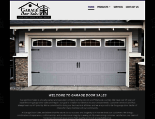 garagedoorsaleslc.com screenshot