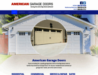 garagedoorsbigisland.com screenshot