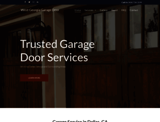garagedoorsdallasga.com screenshot