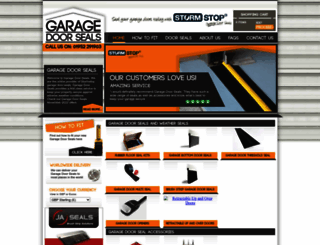 garagedoorseals.co.uk screenshot